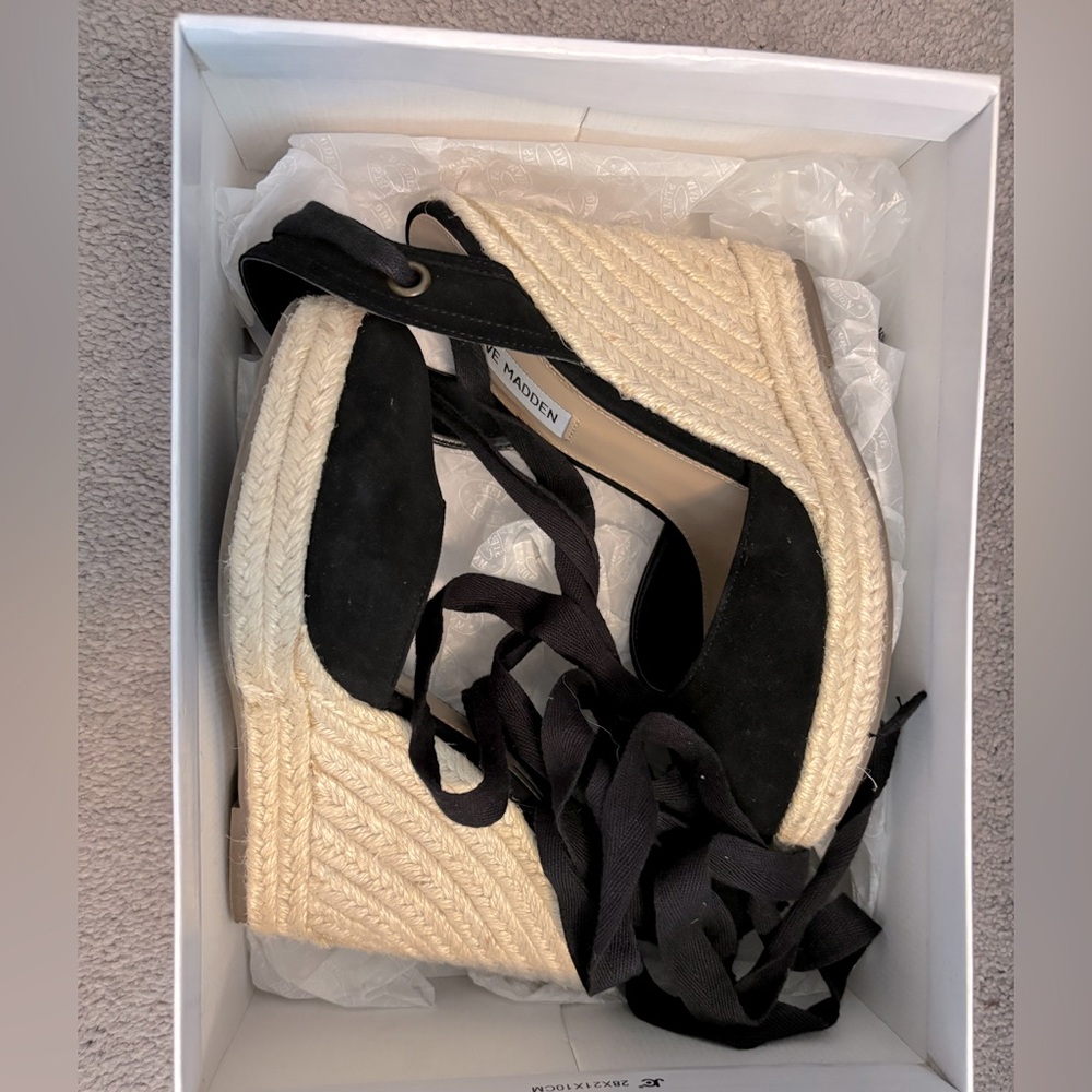 Steve Madden Womens Barre Espadrille Wedge Sandal - Picture 10 of 10